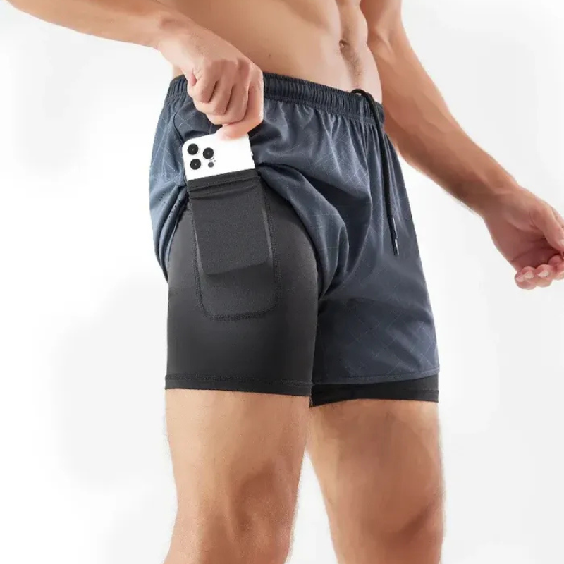 Herren-Laufshorts mit Handytasche | Sportlich