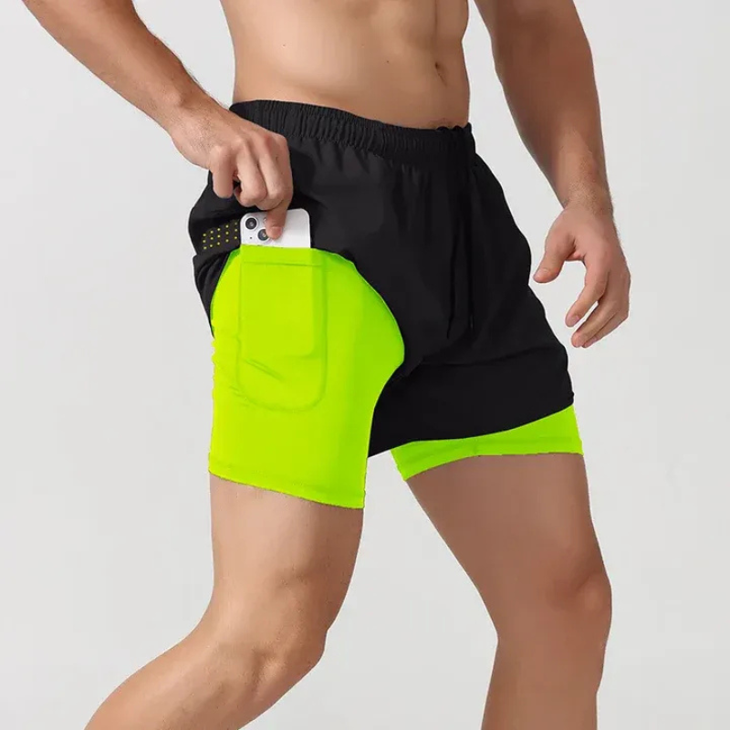 Herren-Laufshorts mit Handytasche | Sportlich