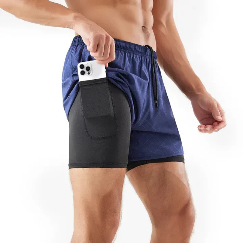 Herren-Laufshorts mit Handytasche | Sportlich