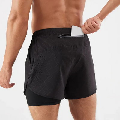 Herren-Laufshorts mit Handytasche | Sportlich