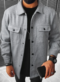 Ethan | Herren Leichte Jacke | Übergang in Grau