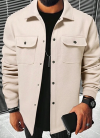 Ethan | Herren Leichte Jacke | Übergang in Hellbeige
