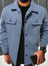 Ethan | Herren Leichte Jacke | Übergang in Hellblau