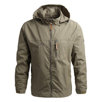 Franklin | Herren Leichte Regenjacke | Windbreaker in Khaki