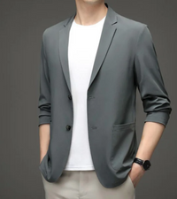 Wilfred | Herren Casual Sakko | Weste Anzug in Dunkelgrau