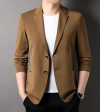Wilfred | Herren Casual Sakko | Weste Anzug in Khaki