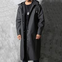 Bradly | Herren Wasserdichte Regenjacke | Leichte in Schwarz