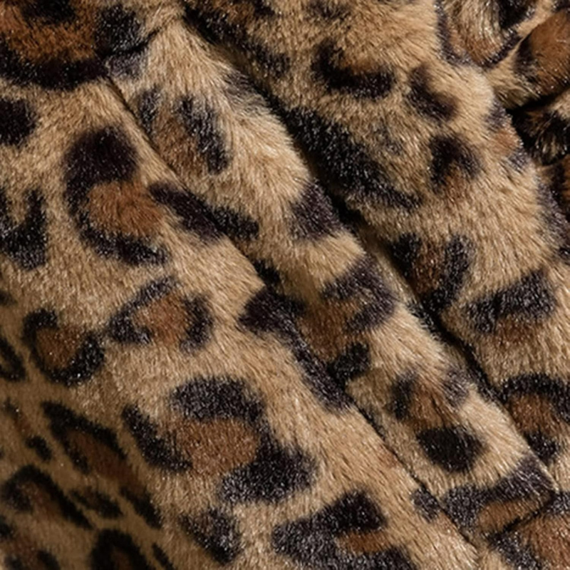 Herren Leoparden-Kapuzenjacke | Warme