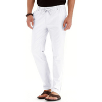 Frithjof | Herren Freizeithose | Beige in Weiß
