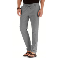 Frithjof | Herren Freizeithose | Beige in Grau
