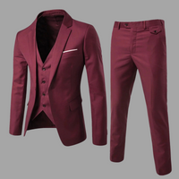 Ralf | Herren Hochzeit Anzug | Blau in Rot