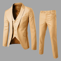 Ralf | Herren Hochzeit Anzug | Blau in Khaki