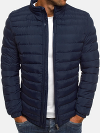 Zeno | Herren Leichte Steppjacke | Daunenjacke in Marineblau