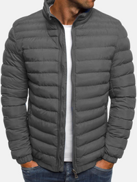 Zeno | Herren Leichte Steppjacke | Daunenjacke in Grau