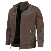 Mickey | Herren Motorrad Jacke | Wasserdichte in Braun