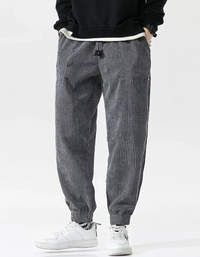 Benson | Herren Outdoor Jogginghose | Schwarz in Grau