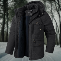 Randy | Herren Outdoor Winterjacke | Kurzmantel in Schwarz