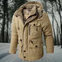 Randy | Herren Outdoor Winterjacke | Kurzmantel in Khaki