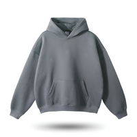 Theodore | Herren Oversize Hoodie | Grau Kapuzenpullover in Stahlgrau