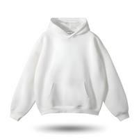 Theodore | Herren Oversize Hoodie | Grau Kapuzenpullover in Schnee