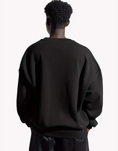 Johnny | Herren Oversize Pullover | Schwarz Sweater