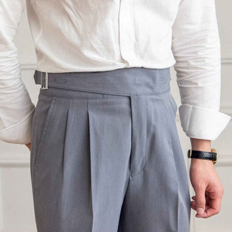 Jonas | Herren Plissee Hose | Chino