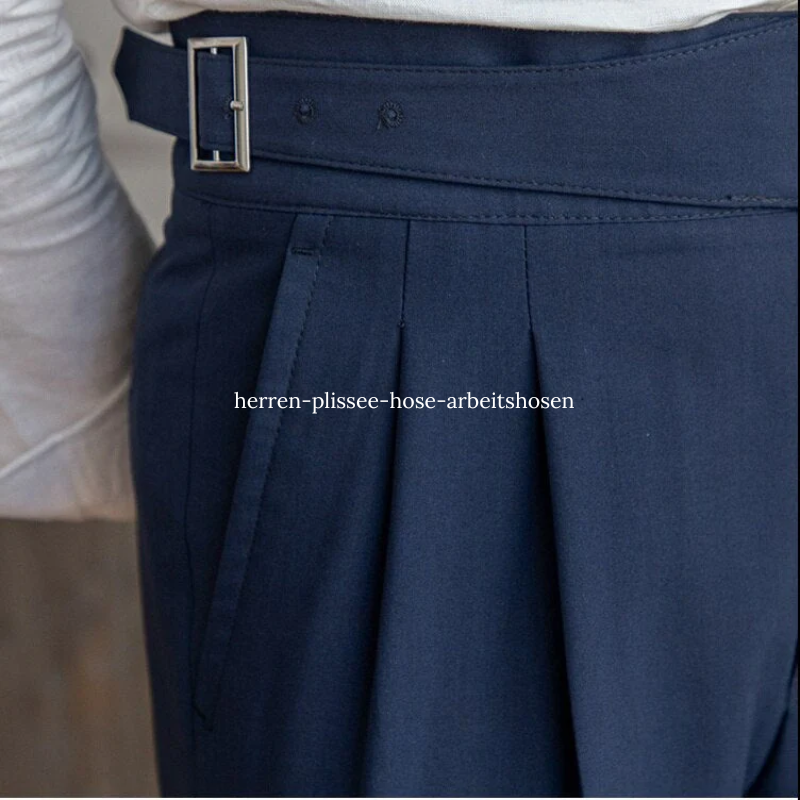 Jonas | Herren Plissee Hose | Chino