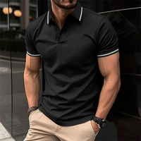 Markus | Herren Kurzarm Poloshirt | Sportlich in Schwarz