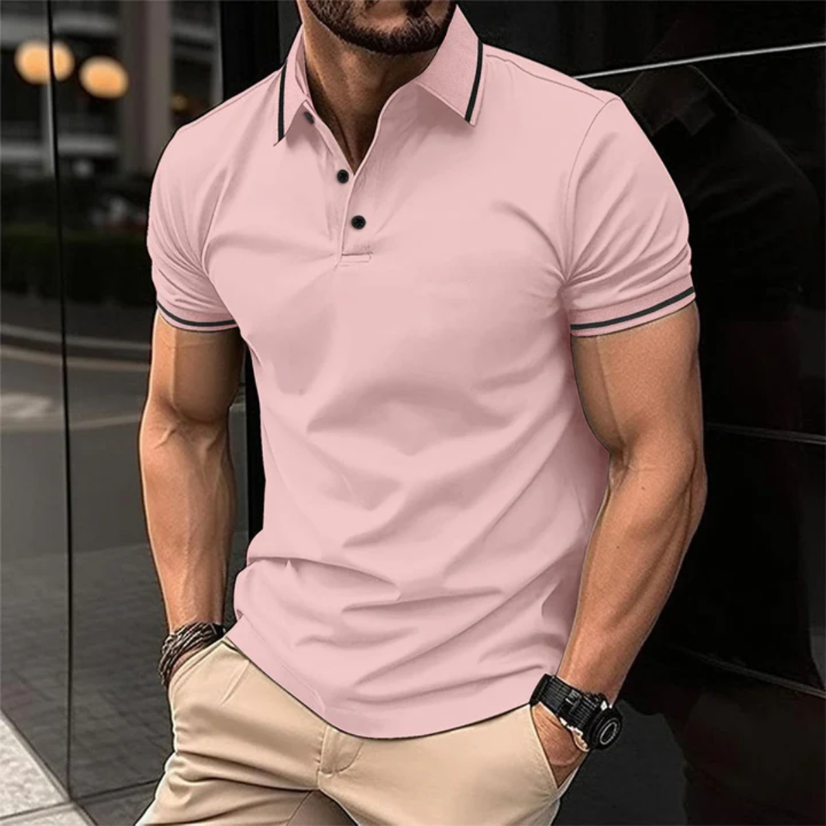 Markus | Herren Kurzarm Poloshirt | Sportlich