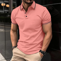 Markus | Herren Kurzarm Poloshirt | Sportlich in Wassermelone rot