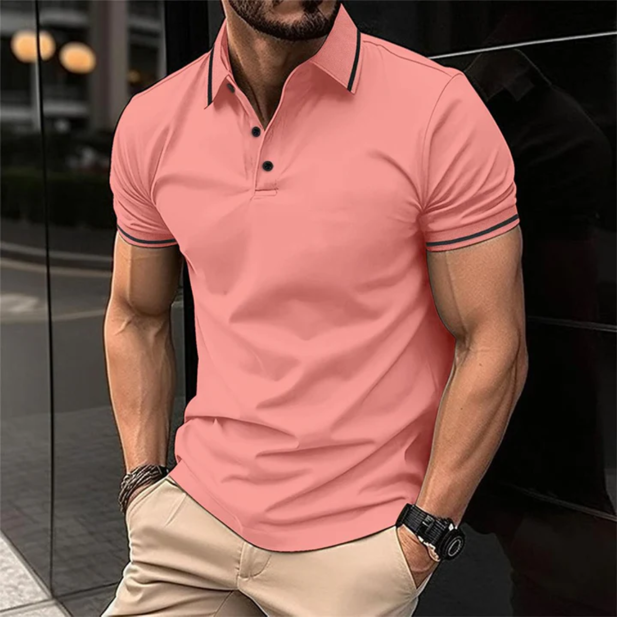 Markus | Herren Kurzarm Poloshirt | Sportlich