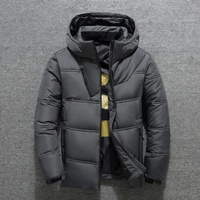 Felix | Herren Puffer Winterjacke | Steppjacke in Dunkelgrau