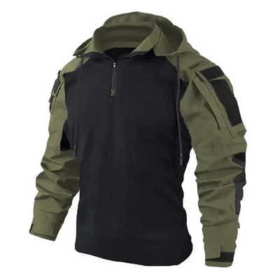 Alrik | Herren Pullover mit Reißverschluss | Grauer Sweater