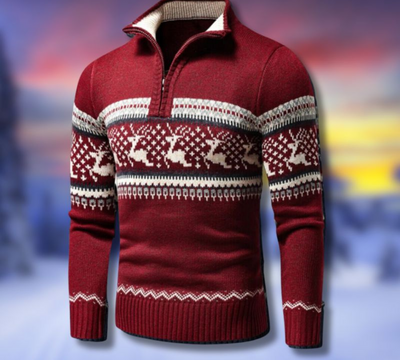 Gregory | Herren Pullover mit Reißverschluss | Sweater