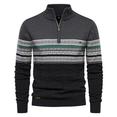 Gremmy | Herren Pullover mit Reißverschluss | Knit Sweater