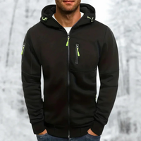Matthew | Herren Schwarz Hoodie | Kapuzenpullover in Schwarz