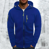 Matthew | Herren Schwarz Hoodie | Kapuzenpullover in Blau