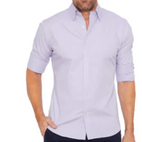 Philipp | Herren Langarm Polohemd | Poloshirt in Lila