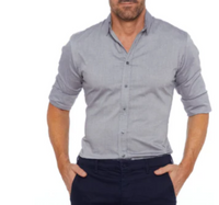 Philipp | Herren Langarm Polohemd | Poloshirt in Grau