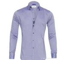Philipp | Herren Langarm Polohemd | Poloshirt in Violett