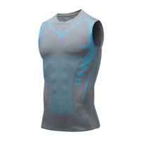 Chester | Tanktop Herren | Ärmellos Shirt in Grau