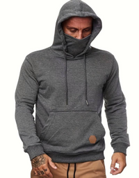 Brandy | Herren Schwarz Hoodie | Kapuzenpullover in Dunkelgrau