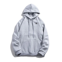 Kian | Herren Schwarz Hoodie | Kapuzenpullover in Grau