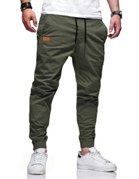 Abel | Herren Schwarze Hose | Freizeithose in OliveGrün