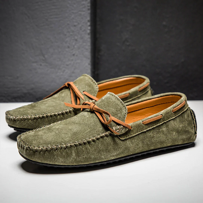 Irminfried | Herren Schwarz Mokassins | Bequem