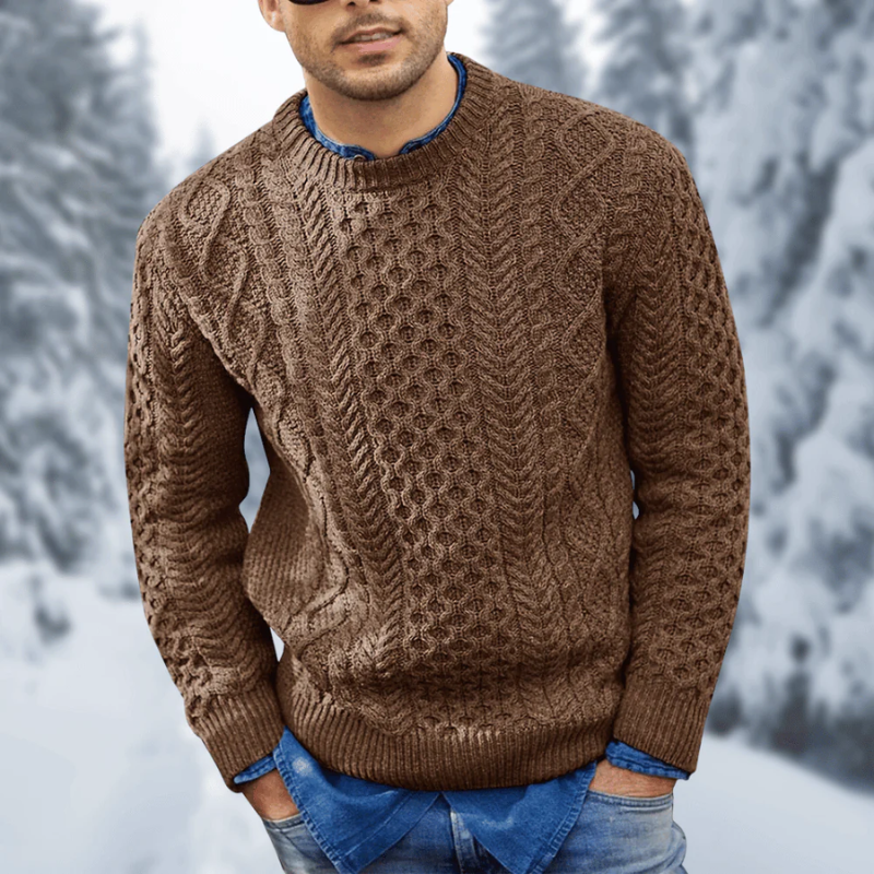 Ignaz | Herren Schwarz Pullover | Knit Sweater