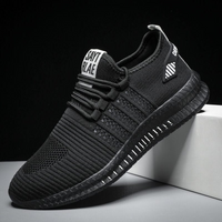 Luke | Herren Schwarz Sneaker | Turnschuhe in Schwarz/Weiß