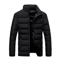 Nicholas | Steppjacke Herren Schwarz | Daunenjacke Winter in Schwarz