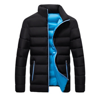 Nicholas | Steppjacke Herren Schwarz | Daunenjacke Winter in Blau