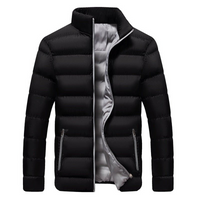 Nicholas | Steppjacke Herren Schwarz | Daunenjacke Winter in Grau